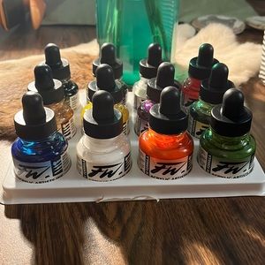 ✒️ Daler-Rowney FW Calligraphy Glass Acrylic Artist Ink